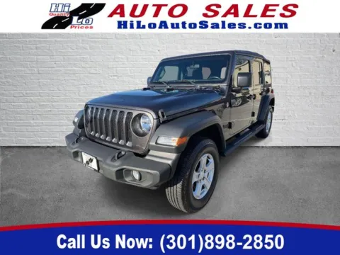 Gray 2021 Jeep Wrangler Unlimited Sport S for sale in Frederick, MD