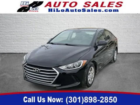 Black 2017 Hyundai Elantra SE for sale in Frederick, MD
