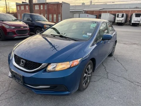 Blue 2015 Honda Civic EX for sale in Frederick, MD