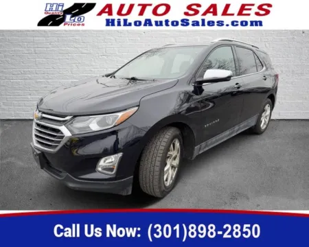 Blue 2020 Chevrolet Equinox Premier for sale in Frederick, MD
