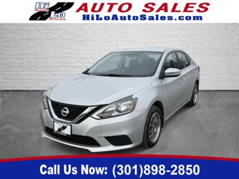 Silver 2017 Nissan Sentra SV for sale in Frederick, MD