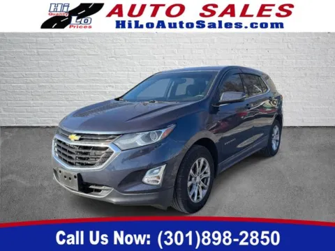 Blue 2018 Chevrolet Equinox LT for sale in Frederick, MD