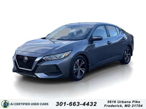 Gray 2020 Nissan Sentra SV for sale in Frederick, MD