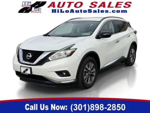 White 2015 Nissan Murano SV for sale in Frederick, MD