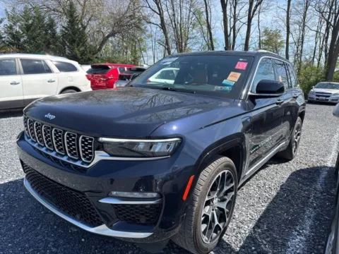 Blue 2022 Jeep Grand Cherokee Summit Reserve 4xe for sale in Frederick, MD