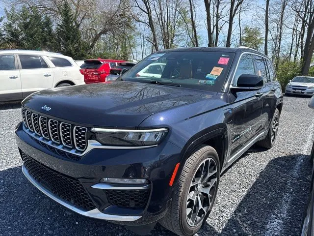 Blue 2022 Jeep Grand Cherokee Summit Reserve 4xe for sale in Frederick, MD