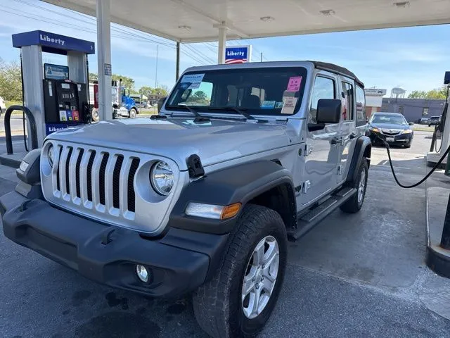 Silver 2022 Jeep Wrangler Unlimited Sport S for sale in Frederick, MD