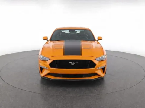 Orange 2018 Ford Mustang EcoBoost for sale in Frederick, MD