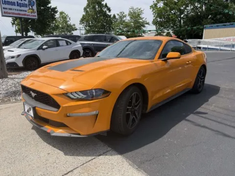 Orange 2018 Ford Mustang EcoBoost for sale in Frederick, MD
