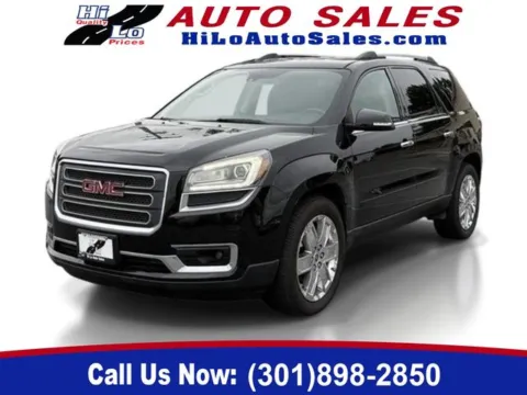 Black 2017 GMC Acadia Limited for sale in Frederick, MD