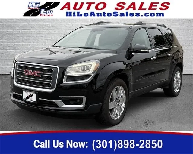 Black 2017 GMC Acadia Limited for sale in Frederick, MD
