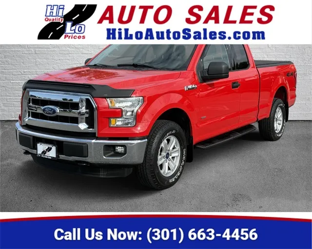 Red 2015 Ford F-150 XLT for sale in Frederick, MD