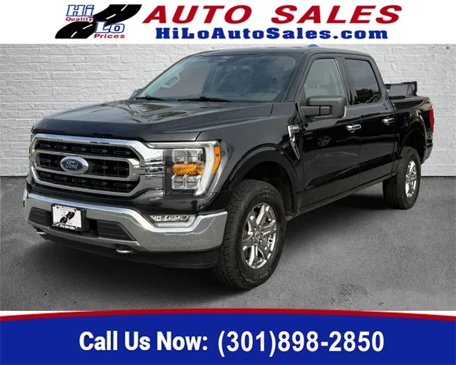 Black 2021 Ford F-150 XLT for sale in Frederick, MD