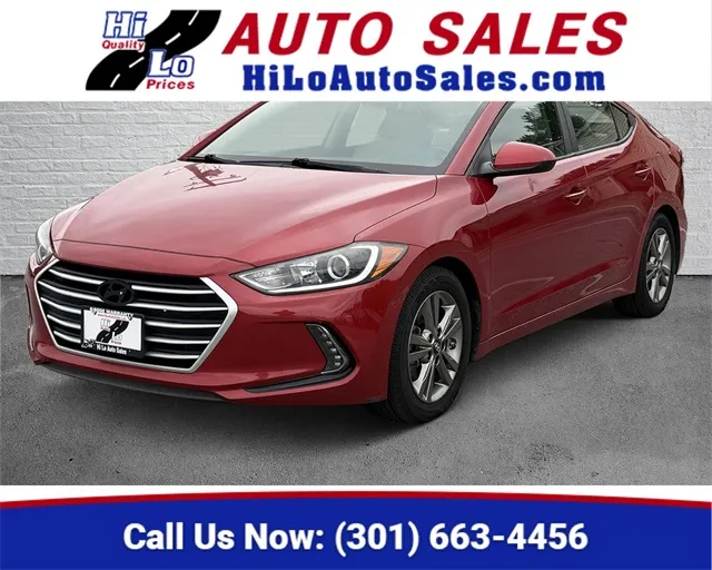 Red 2017 Hyundai Elantra Value Edition for sale in Frederick, MD