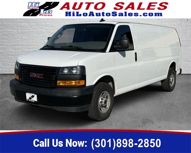 White 2023 GMC Savana 2500 Work Van for sale in Frederick, MD
