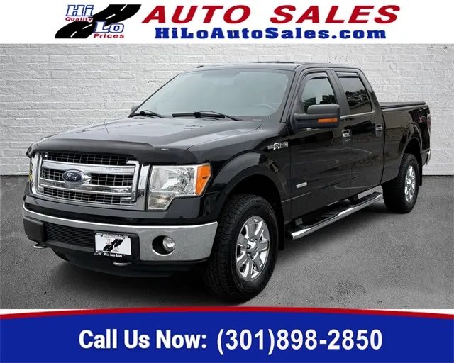 Black 2013 Ford F-150 XLT for sale in Frederick, MD