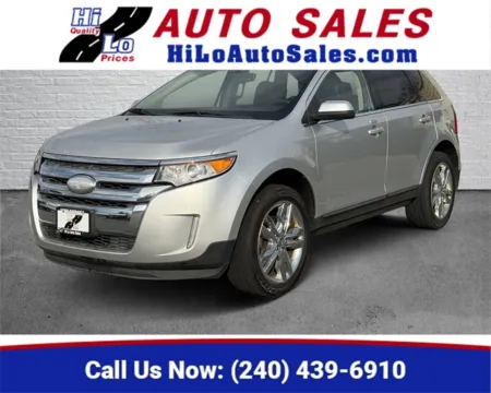 Silver 2013 Ford Edge Limited for sale in Frederick, MD