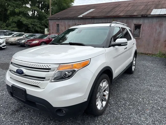 White 2013 Ford Explorer Limited for sale in Frederick, MD