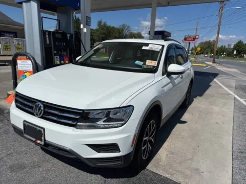 White 2021 Volkswagen Tiguan 2.0T SE for sale in Frederick, MD