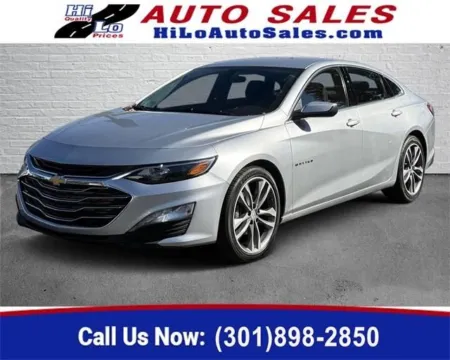 Silver 2021 Chevrolet Malibu LT for sale in Frederick, MD