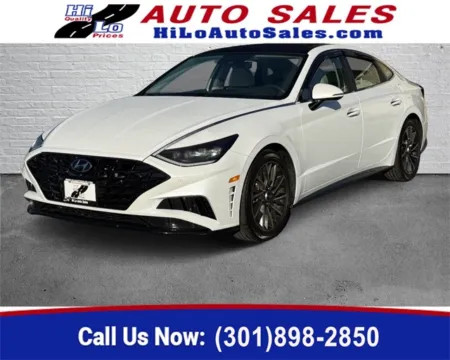 White 2020 Hyundai Sonata Limited for sale in Frederick, MD