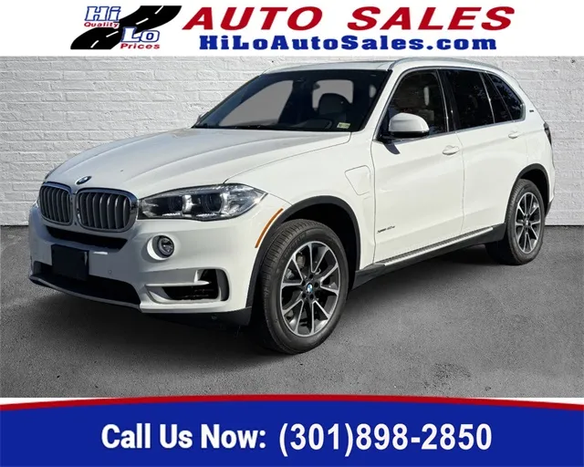 White 2017 BMW X5 xDrive40e for sale in Frederick, MD