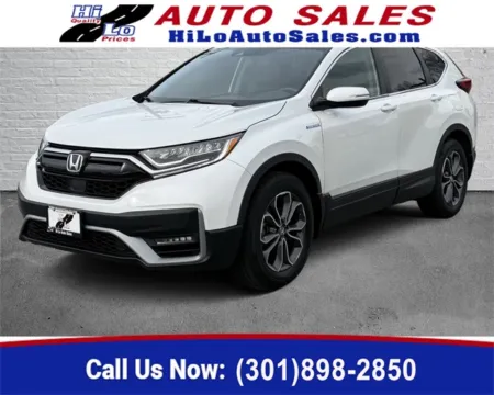 White 2020 Honda CR-V Hybrid EX-L for sale in Frederick, MD
