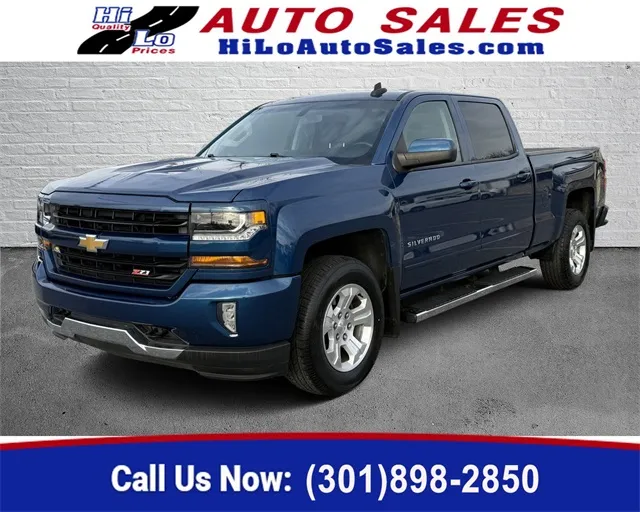 Blue 2018 Chevrolet Silverado 1500 LT for sale in Frederick, MD
