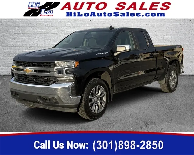 Black 2021 Chevrolet Silverado 1500 LT for sale in Frederick, MD