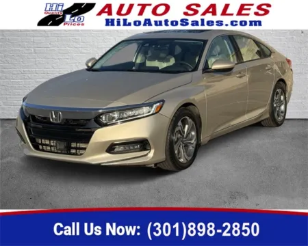 Beige 2019 Honda Accord EX for sale in Frederick, MD