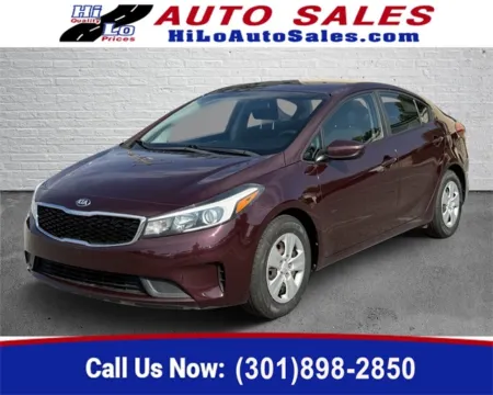 Red 2018 Kia Forte LX for sale in Frederick, MD