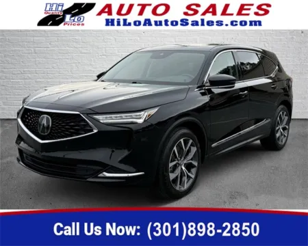 Blue 2024 Acura MDX Technology for sale in Frederick, MD