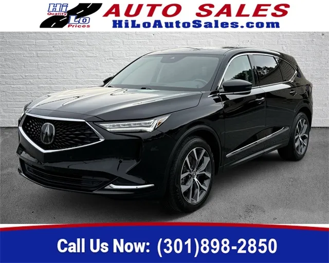 Blue 2024 Acura MDX Technology for sale in Frederick, MD