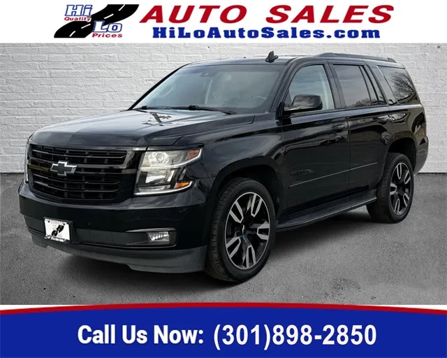 Black 2018 Chevrolet Tahoe Premier for sale in Frederick, MD