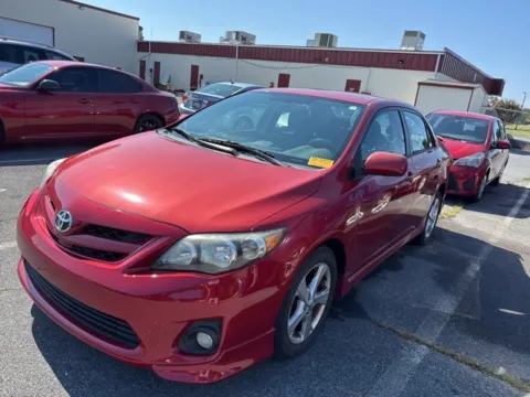 Red 2012 Toyota Corolla LE for sale in Frederick, MD
