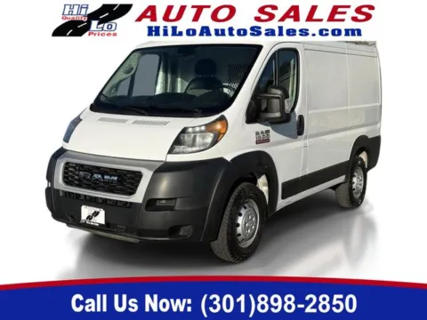 White 2021 Ram ProMaster 1500 Low Roof for sale in Frederick, MD