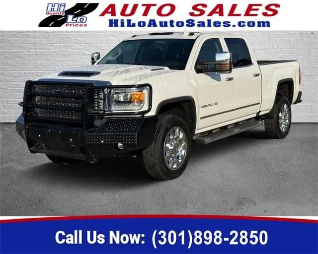 White 2018 GMC Sierra 2500HD Denali for sale in Frederick, MD