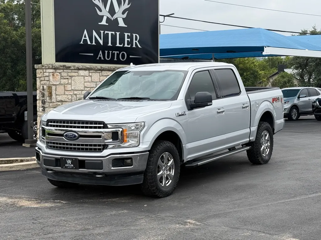 Silver 2018 FORD F-150 XLT for sale in Kerrville, TX