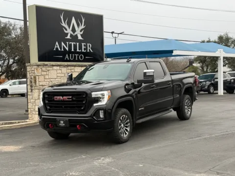 Black 2021 GMC SIERRA 1500 AT4 4X4 DIESEL for sale in Kerrville, TX