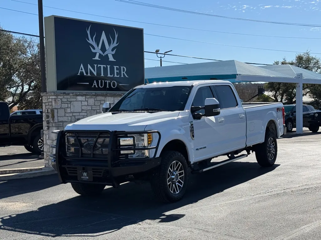 White 2017 FORD F350 LARIAT CREW FX4 DIESEL 4X4 for sale in Kerrville, TX