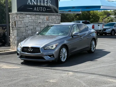 Gray 2018 INFINITI Q50 3.0T LUXE for sale in Kerrville, TX