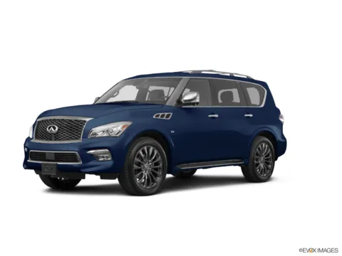 Blue 2016 INFINITI QX80 LIMITED 4WD for sale in Kerrville, TX