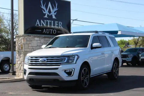 White 2020 FORD EXPEDITION LIMITED for sale in Kerrville, TX