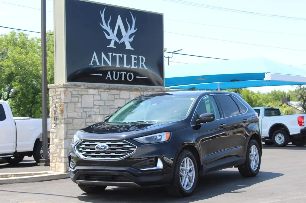 Black 2022 FORD EDGE SEL for sale in Kerrville, TX
