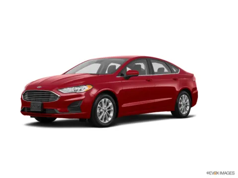 Red 2019 FORD FUSION S for sale in Kerrville, TX