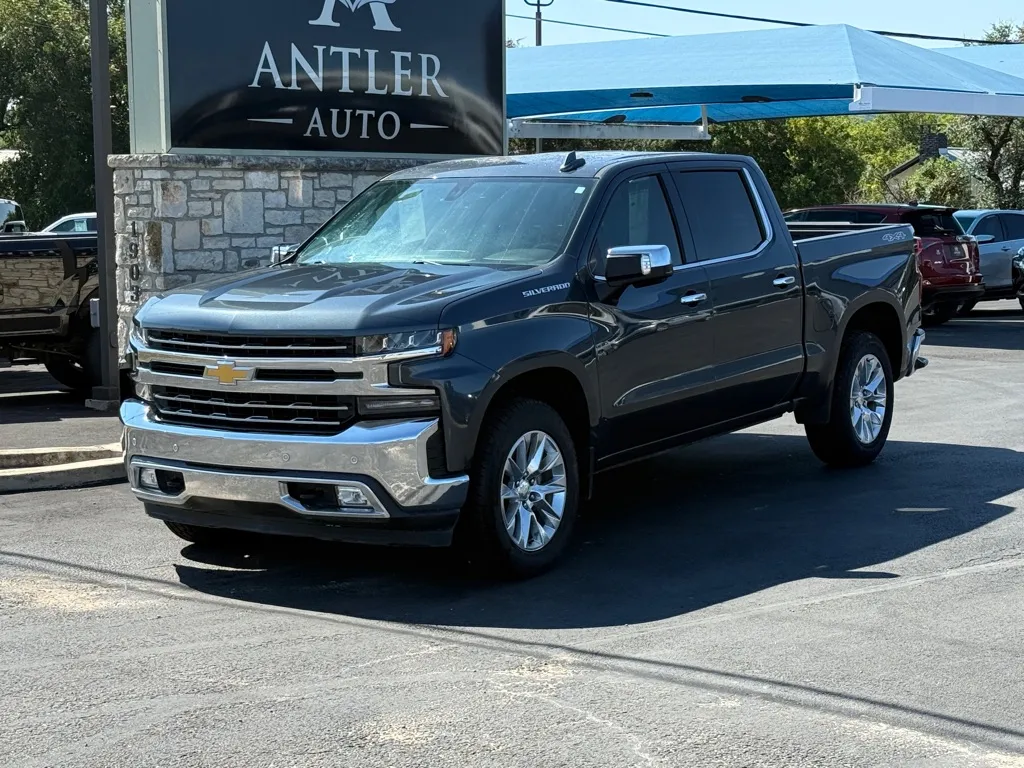 Gray 2019 CHEVROLET SILVERADO 1500 LTZ for sale in Kerrville, TX