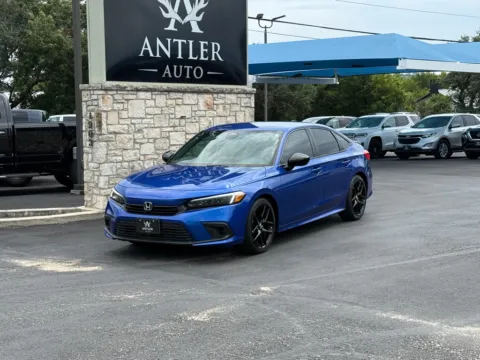 Blue 2023 HONDA CIVIC SPORT for sale in Kerrville, TX