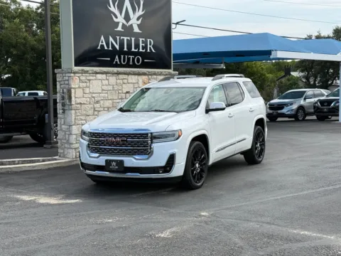 White 2020 GMC ACADIA DENALI for sale in Kerrville, TX