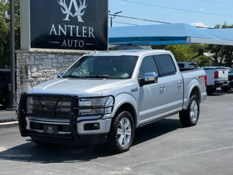 Silver 2019 FORD F-150 PLATINUM for sale in Kerrville, TX