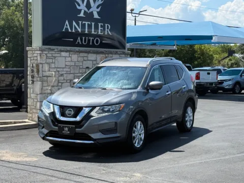 Silver 2017 NISSAN ROGUE SV for sale in Kerrville, TX